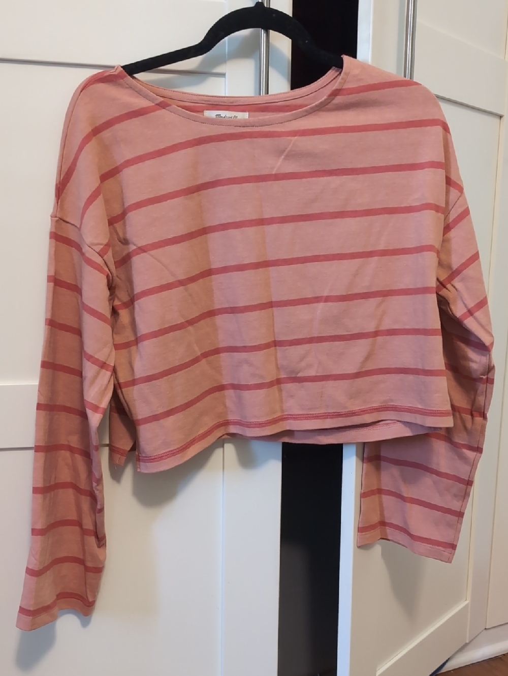 Madewell Dusty Pink Striped Tee